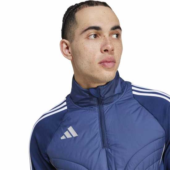 Adidas Tiro 24 Winterized Top Mens морско син 2/бял Мъжки горнища с цип