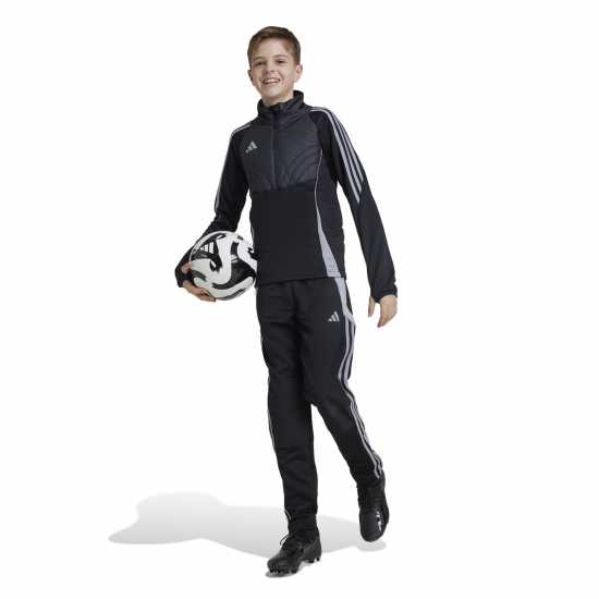 Adidas Tiro 24 Wintopy Tracksuit Top Juniors Черно/Бяло Футболни екипи за бягане
