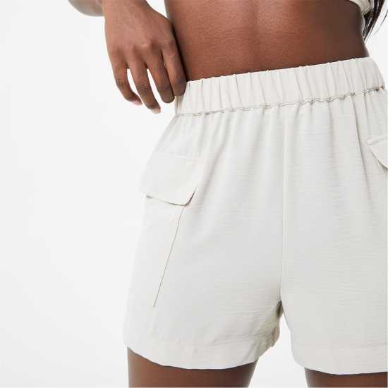Jack Wills Cargo Shorts White Дамски къси панталони