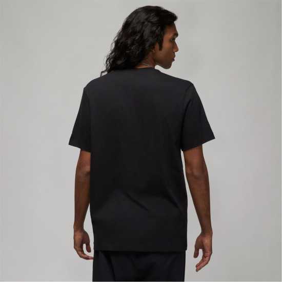 Air Jordan Air Men's Stretch T-Shirt Black/White Мъжки ризи
