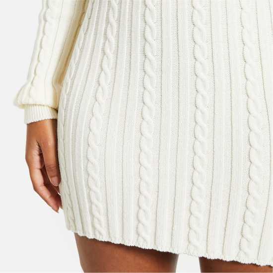 Isawitfirst Cable Knit Mini Skirt  