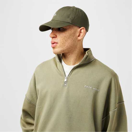 Jack Wills Men's Quarter-Zip Fleece Сребърно жаде Jack Wills Men's Quarter-Zip Fleece Сребърно жаде