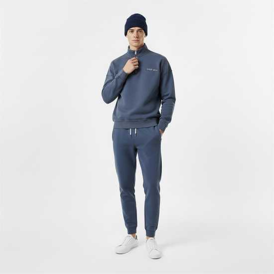 Jack Wills Men's Quarter-Zip Fleece Нощно небе Jack Wills Men's Quarter-Zip Fleece Нощно небе