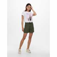 Дамски Шорти Only High-Waisted Belt Shorts Womens  Дамски къси панталони