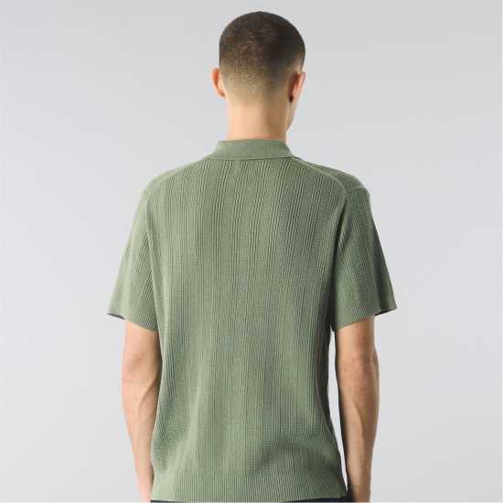 Pretty Green Men's Short-Sleeve Plain Shirt Зелено 