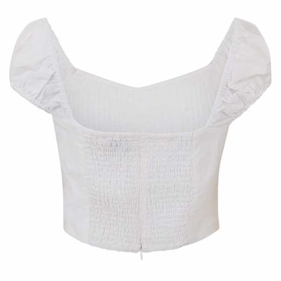 Jack Wills Crochet Mix Top  Дамски ризи и тениски