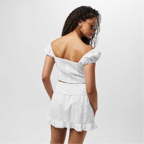 Jack Wills Crochet Mix Top  Дамски ризи и тениски