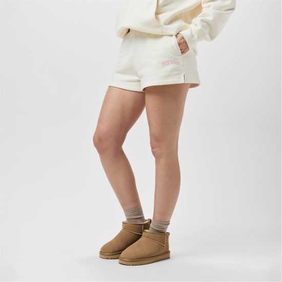 Jack Wills Fleece Shorts Винтажно бяло Дамски къси панталони