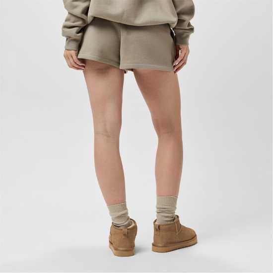 Дамски къси панталони Jack Wills Fleece Shorts Тоуп Jack Wills Fleece Shorts Тоуп Дамски къси панталони