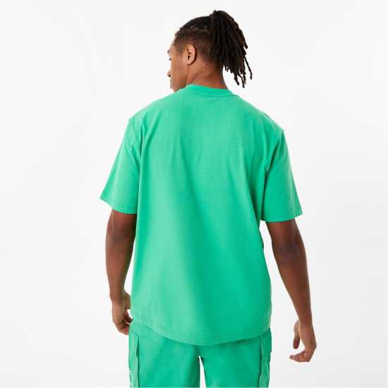Slazenger Ft. Aitch Wavey Graphic T-Shirt Bright Green Мъжко облекло за едри хора