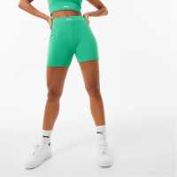 Slazenger Ft. Wolfie Cindy Ribbed Cycling Shorts Bright Green Дамски къси панталони