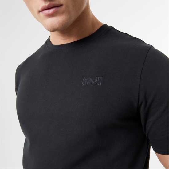 Everlast Тениска С Лого Logo Tee Black Мъжки ризи