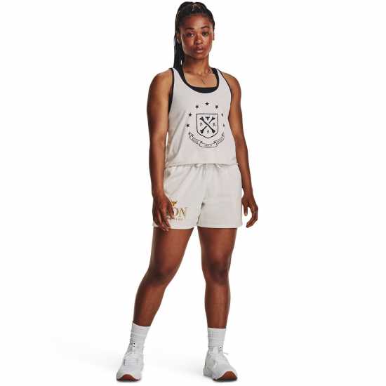 Дамски къси панталони Under Armour Rock Everyday Shorts Бяла глина Under Armour Rock Everyday Shorts Бяла глина Дамски къси панталони