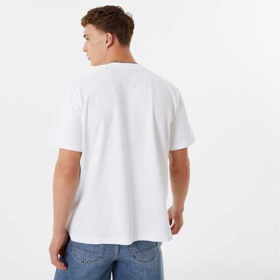 Jack Wills Cartoon Graphic T-Shirt White Мъжки ризи