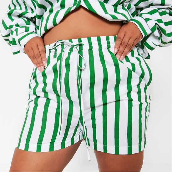 I Saw It First Stripe Cotton Boxer Shorts  Дамски къси панталони