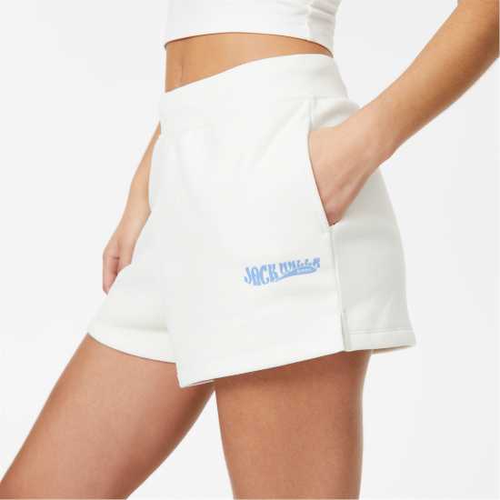 Дамски къси панталони Jack Wills Fleece Shorts Винтажно бяло Jack Wills Fleece Shorts Винтажно бяло Дамски къси панталони