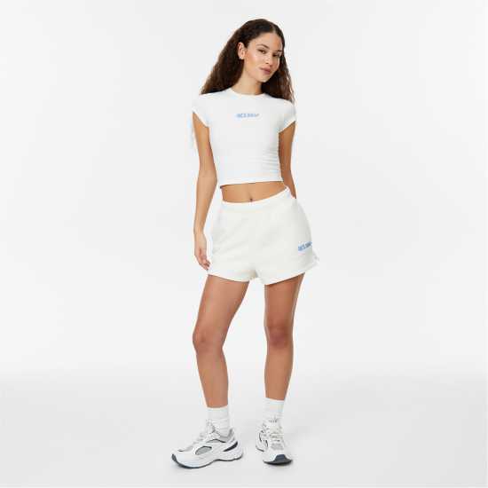 Дамски къси панталони Jack Wills Fleece Shorts Винтажно бяло Jack Wills Fleece Shorts Винтажно бяло Дамски къси панталони