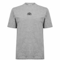 Umbro Тениска С Лого Logo Tee Sn99 Grey/ Black Мъжки ризи