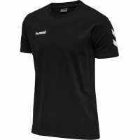 Hummel Cotton T-Shirt S/s Black Мъжки ризи