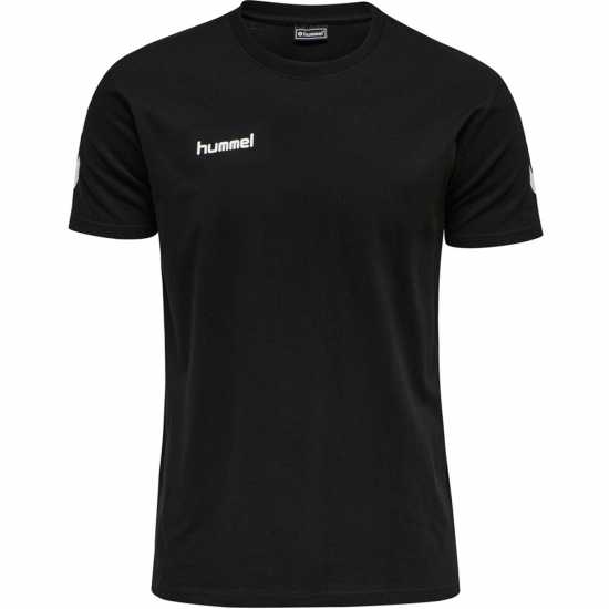 Hummel Cotton T-Shirt S/s Black Мъжки ризи