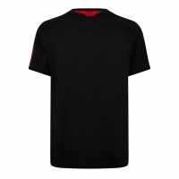 Hugo Boss Тениска Sporty Tape T Shirt Black 001 Мъжки пижами