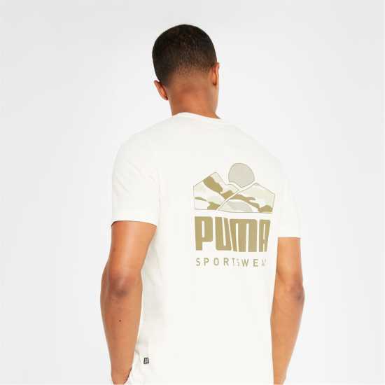 Puma Мъжка Риза Graphic T-Shirt Mens Non Dye Back Мъжки ризи