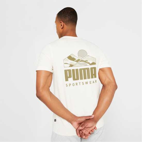 Puma Мъжка Риза Graphic T-Shirt Mens Non Dye Back Мъжки ризи