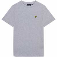 Lyle And Scott Kids' Classic Regular Fit T-Shirt D24 Светло сиво M 