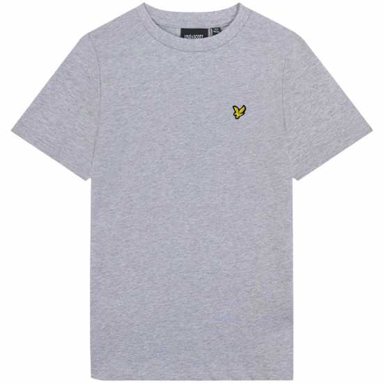 Lyle And Scott Kids' Classic Regular Fit T-Shirt D24 Светло сиво M Lyle And Scott Kids' Classic Regular Fit T-Shirt D24 Светло сиво M