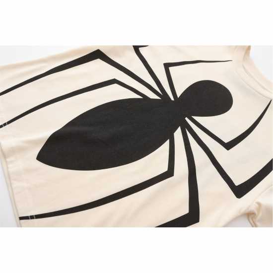 Риза С Дълъг Ръкав Everlast Spiderman Long Sleeve Shirt Juniors Крем Детски тениски и фланелки