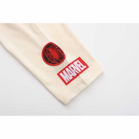 Риза С Дълъг Ръкав Everlast Spiderman Long Sleeve Shirt Juniors Крем Детски тениски и фланелки