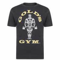 Golds Gym Мъжка Тениска Gym Muscle Joe T Shirt Mens Угъл Мъжко облекло за едри хора