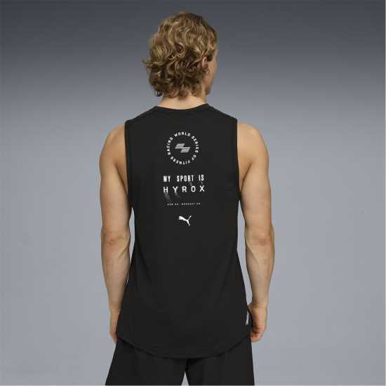Puma Mens Hyrox Dryelite Training Tank Top Black Puma Mens Hyrox Dryelite Training Tank Top Black