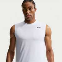 Nike Мъжки Потник Legend Training Tank Top Mens White Nike Мъжки Потник Legend Training Tank Top Mens White