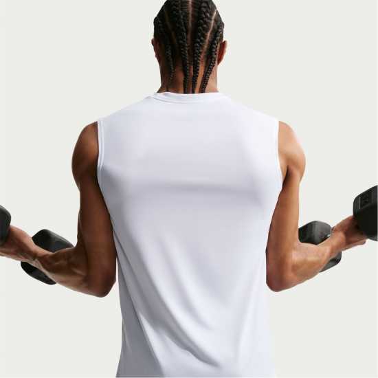 Nike Мъжки Потник Legend Training Tank Top Mens White Nike Мъжки Потник Legend Training Tank Top Mens White