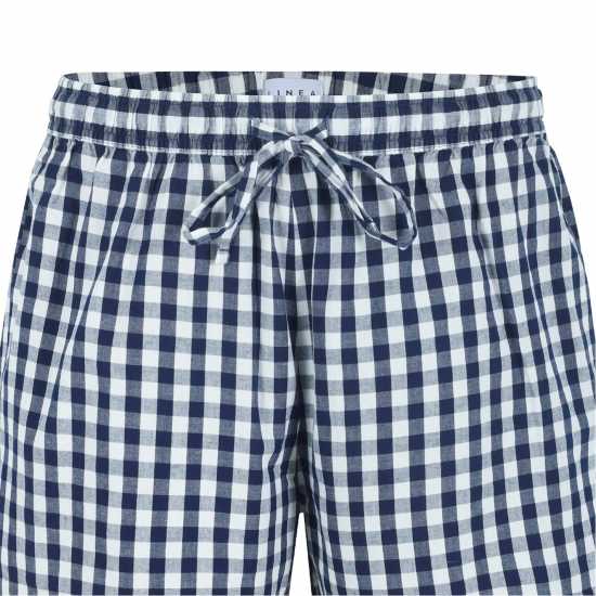 Linea Pyjama Shorts Морско синьо/Бяло 