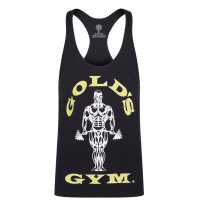Golds Gym Joe Vest Mens Black Мъжко облекло за едри хора