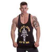 Golds Gym Joe Vest Mens Черно Атлетика