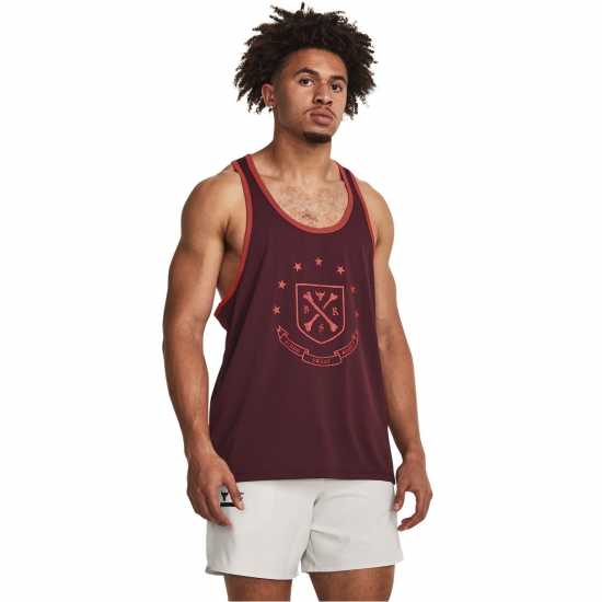 Мъжки тениски и фланелки Under Armour Pjt Rock Gym Tank Sn99 Red Under Armour Pjt Rock Gym Tank Sn99 Red Мъжки тениски и фланелки