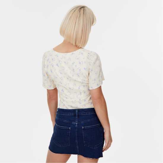 Дамски ризи и тениски Jack Wills Keyhole Blouse Бяло печатане Jack Wills Keyhole Blouse Бяло печатане Дамски ризи и тениски