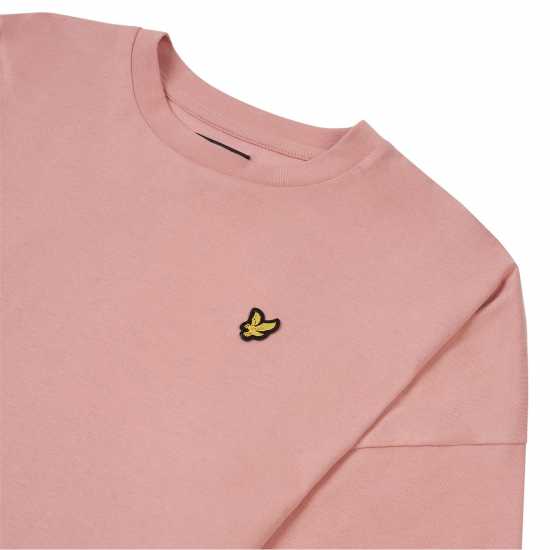 Lyle And Scott Long-Sleeve Step Hem T-Shirt  