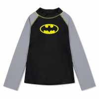 Zoggs Batman Long Sleeve Juniors Zoggs Batman Long Sleeve Juniors