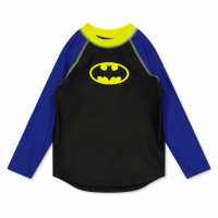Zoggs Batman Long Sleeve Juniors Zoggs Batman Long Sleeve Juniors