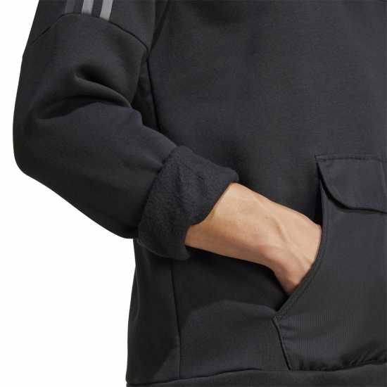 Adidas Мъжко Спортно Горнище Quarter Zip Tech Track Jacket Mens Черно Мъжки полар