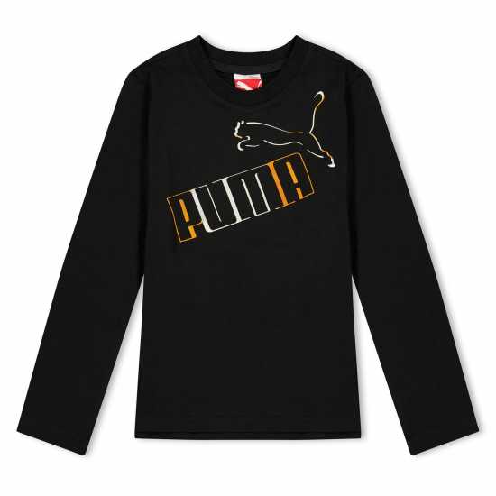 Puma Multicolor Ls Tee Juniors  