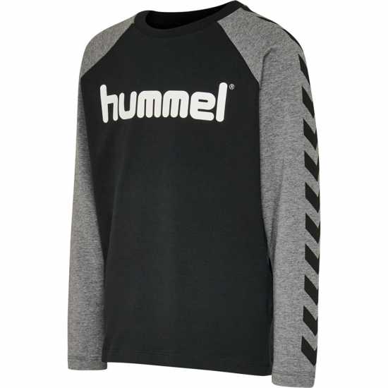 Hummel Тениска Момчета Long Sleeve T Shirt Junior Boys  Детски тениски и фланелки