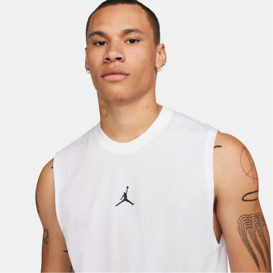 Air Jordan Dri-FIT Sport Men's Sleeveless Top White/Black Мъжки ризи