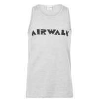 Airwalk Logo Vest Mens Grey Мъжки ризи
