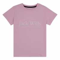 Jack Kids Girls Forstal Script Logo T-Shirt  