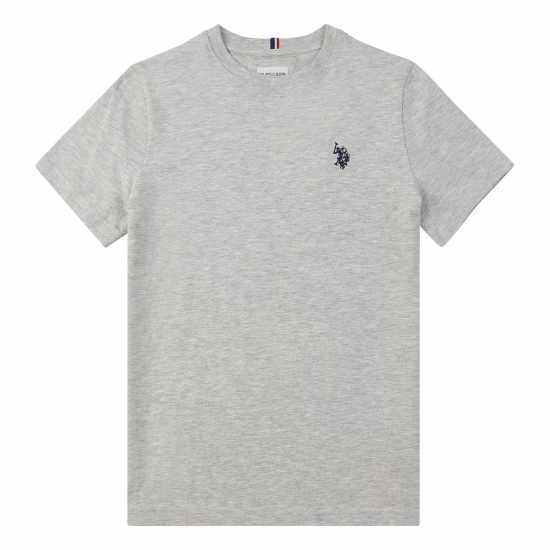 Us Polo Assn T-Shirt Juniors Сив марл Детски тениски и фланелки